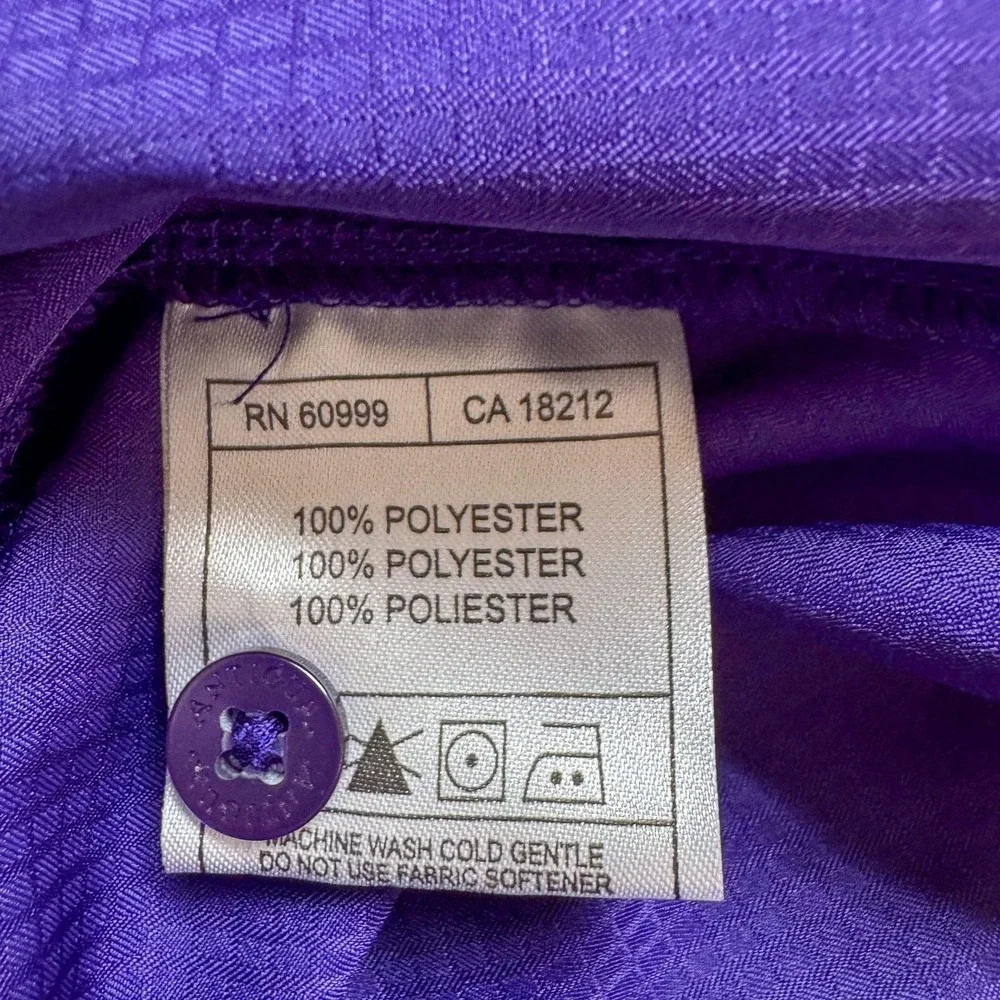 East Carolina‎ Pirates Shirt Mens 2XL Purple NCAA Football Antigua Fishing Guide